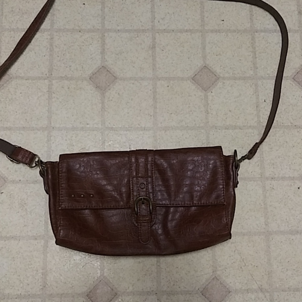 Authentic leather largo crossbody